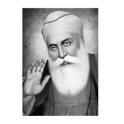 Guru Nanak Dev Ji - old image sitting