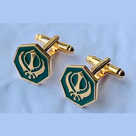 Cuff links_green image 01