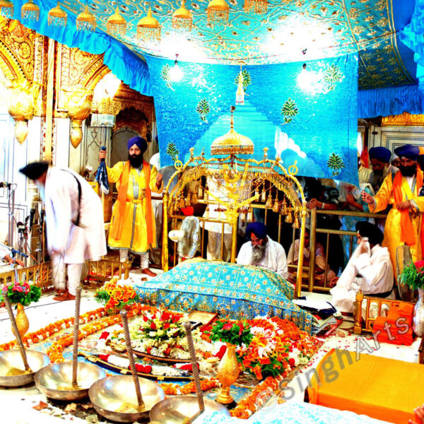 Jalao in Blue Rumala Sahib - Image 4