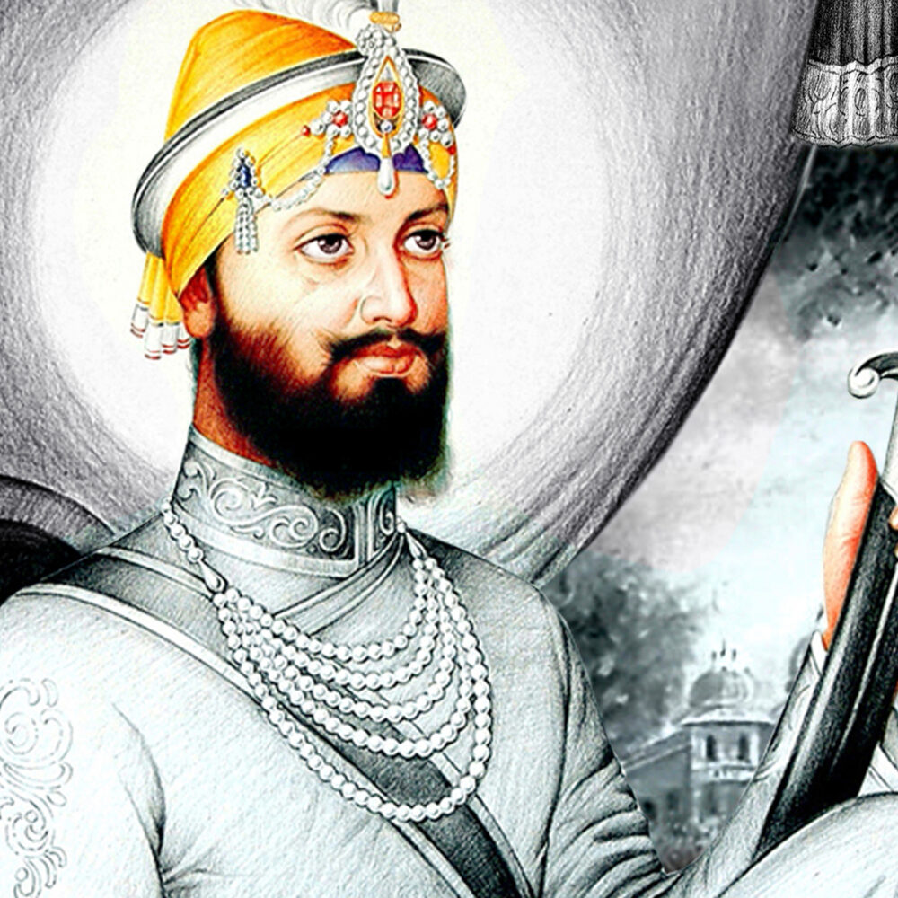 Guru Gobind Singh Ji & Guru Nanak Dev Ji Pair 3 - Image 4