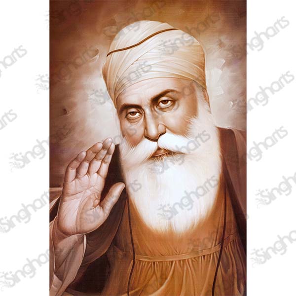 Guru Nanak Dev Ji (Brown Color)