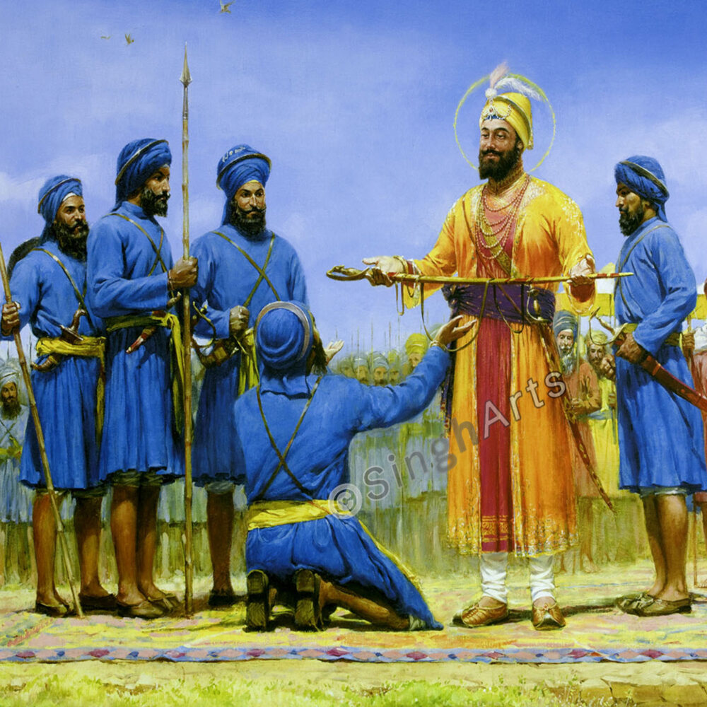 Guru Gobind Singh Ji with Panj Payaree - Image 4