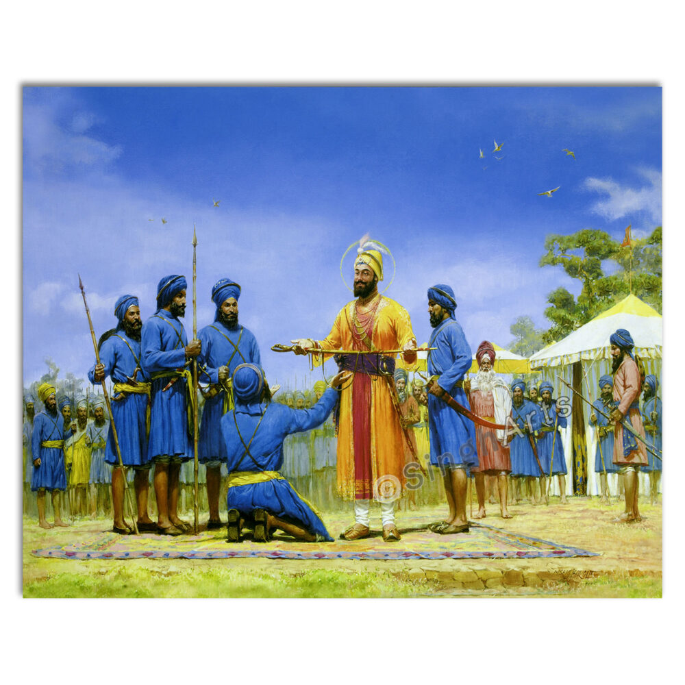 Guru Gobind Singh Ji with Panj Payaree - Image 3