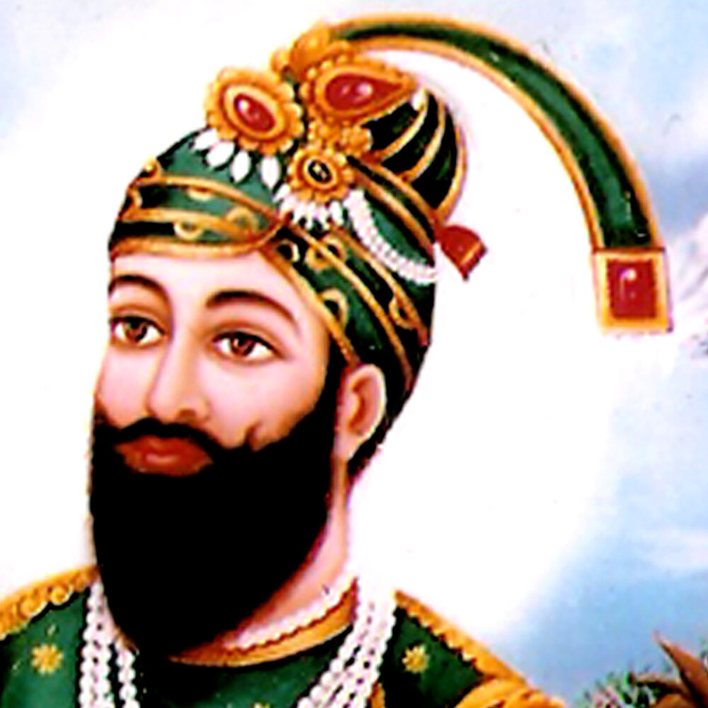 Guru Gobind Singh Ji (Nanaksar) – Divine Portrait of Courage and Devotion - Image 4