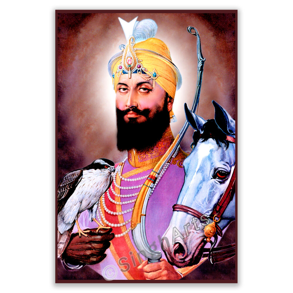 Baaj te Neela – Guru Gobind Singh Ji with His Royal Falcon - Image 2