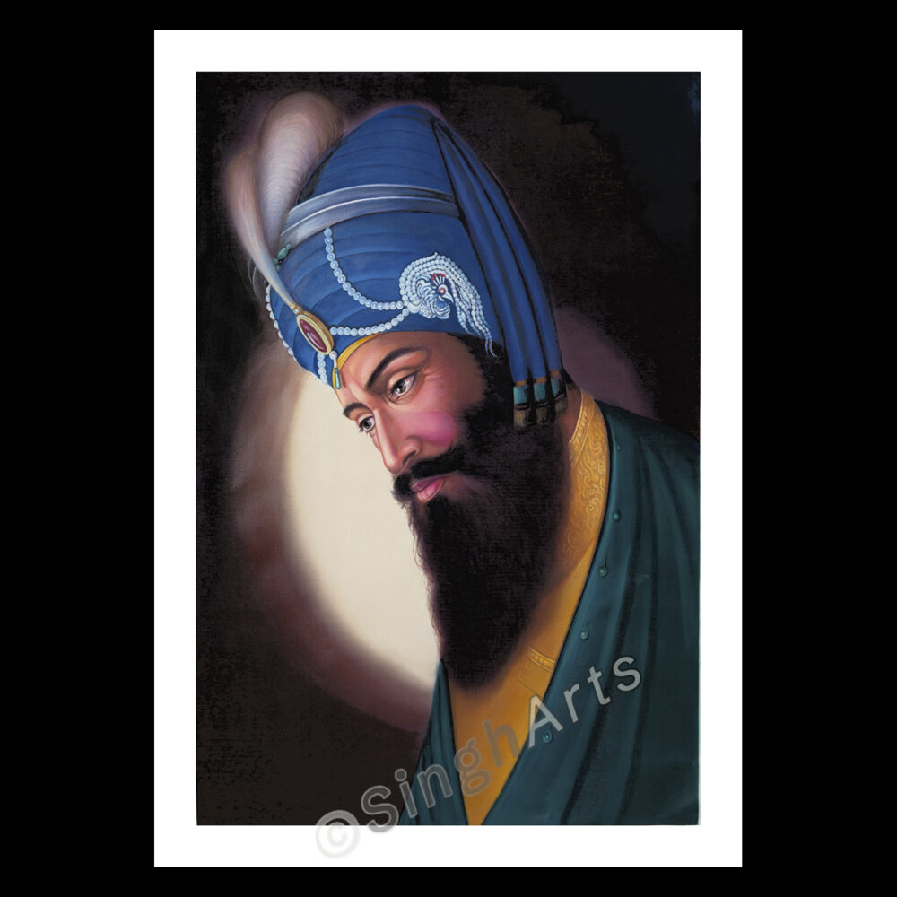 Teri Najar – Guru Gobind Singh Ji’s Divine Vision Wall Frame - Image 2