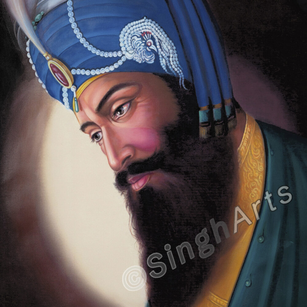 Teri Najar – Guru Gobind Singh Ji’s Divine Vision Wall Frame - Image 3