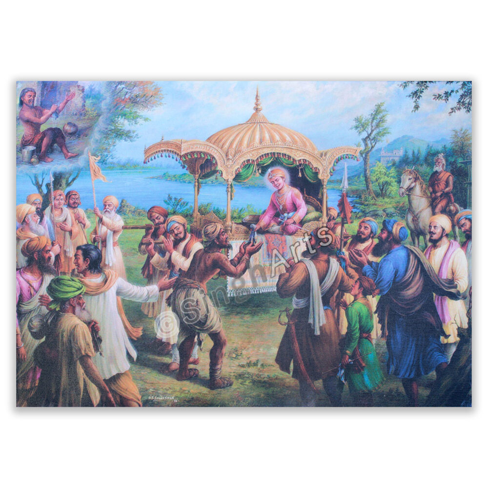 Sri Guru Harkrishan Ji Wall Art Frame - Image 2