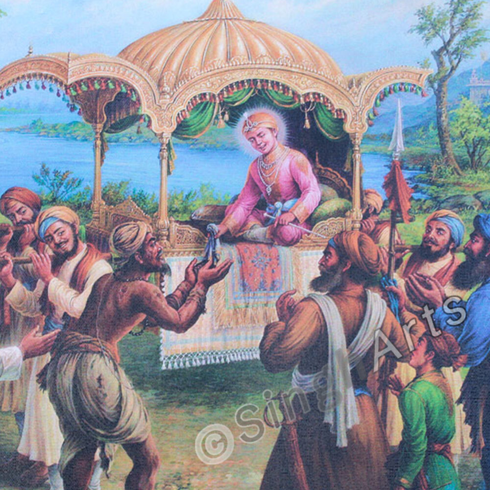 Sri Guru Harkrishan Ji Wall Art Frame - Image 3