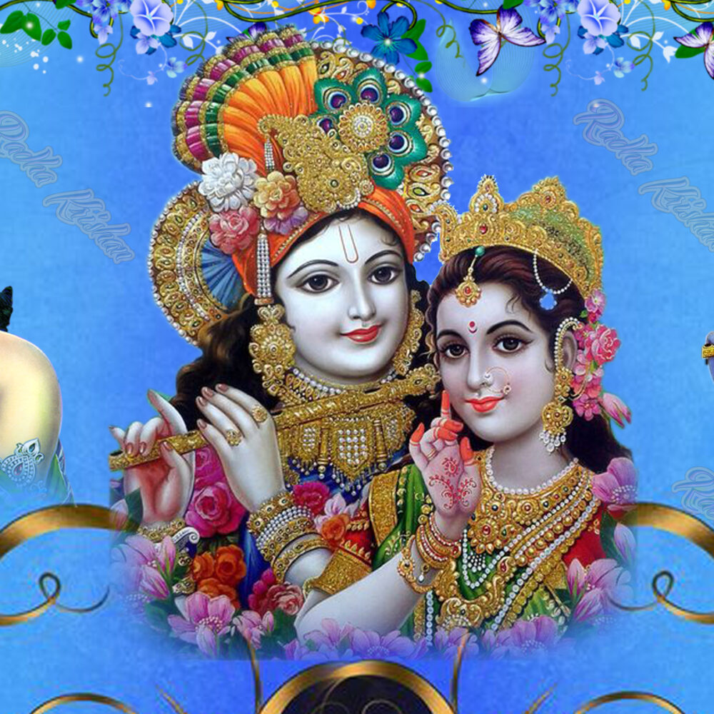 Krishna Lifecycle – Child, Teen & Couple Pose - Image 3