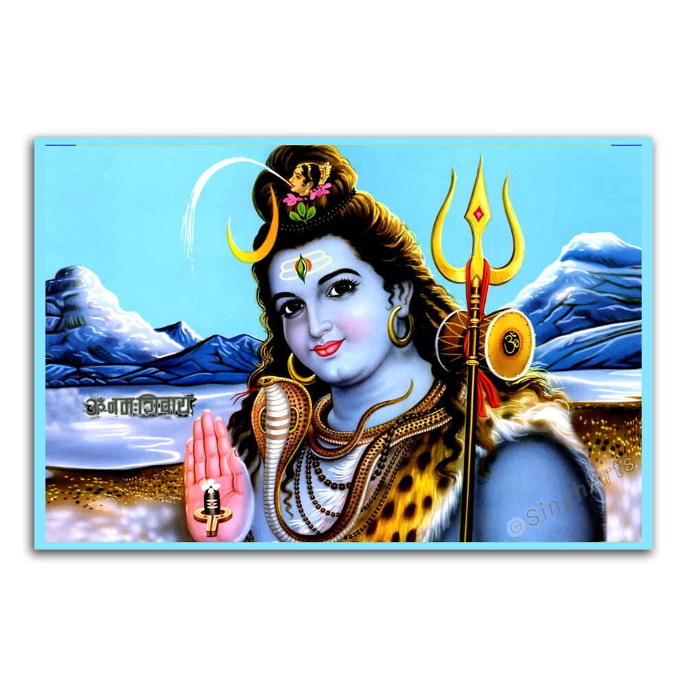Lord Shiva Blessing on Kailash - Image 2