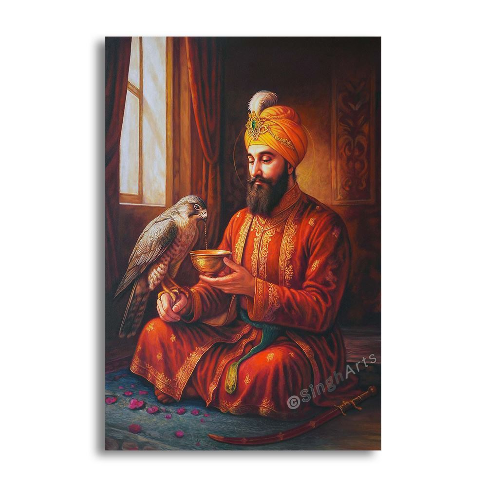 Ek Pankhee - Guru Gobind Singh Ji and His Baaj (Falcon) - Image 2