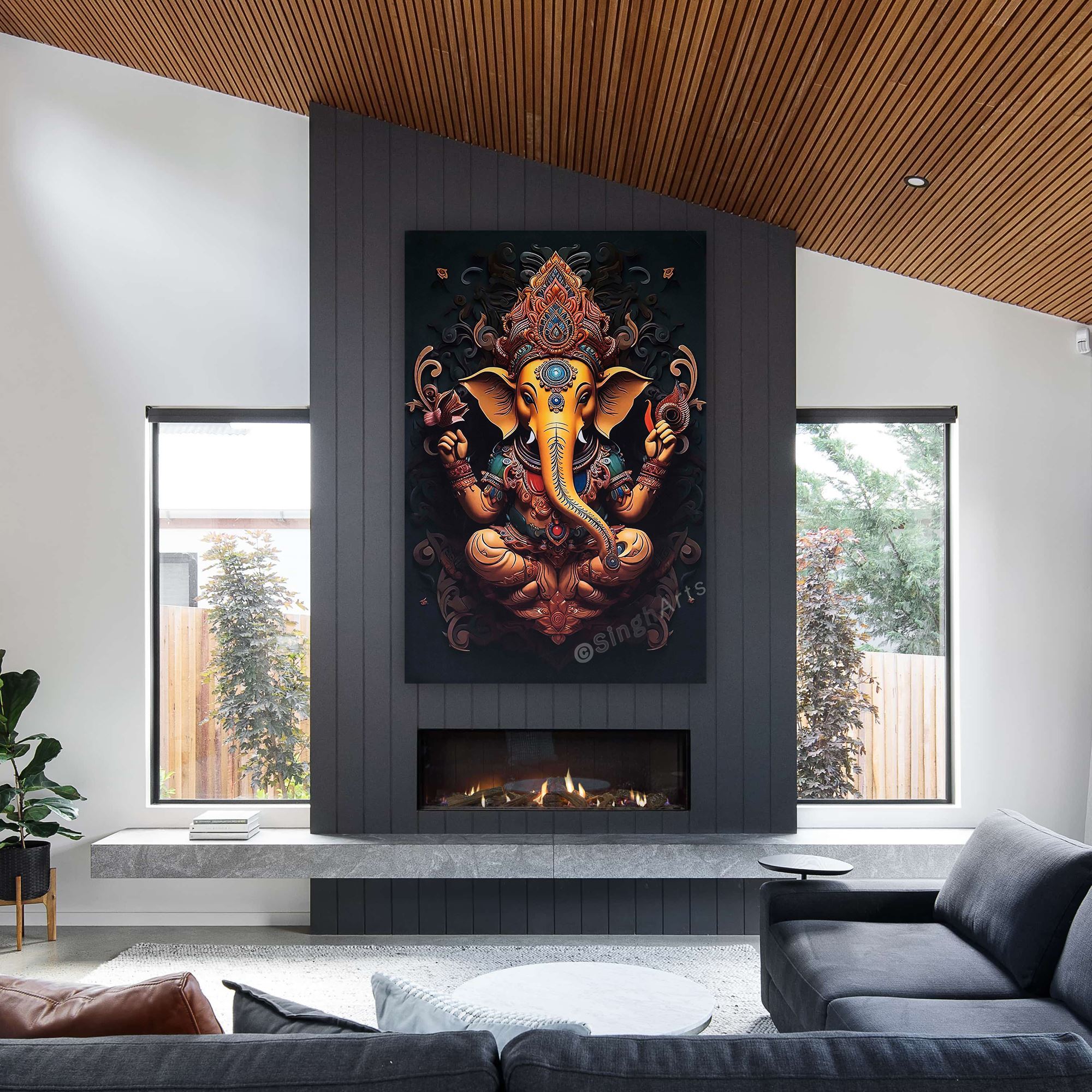 Ganesh Ji-1 - The Divine Presence of Wisdom and Auspicious Beginnings